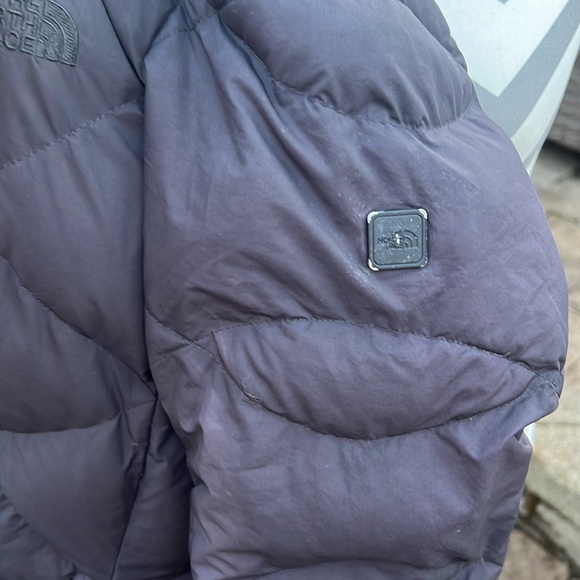 North Face black warm winter coat 3/4 length - Picture 5 of 10
